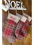 CALCETÍN NAVIDAD ROJO