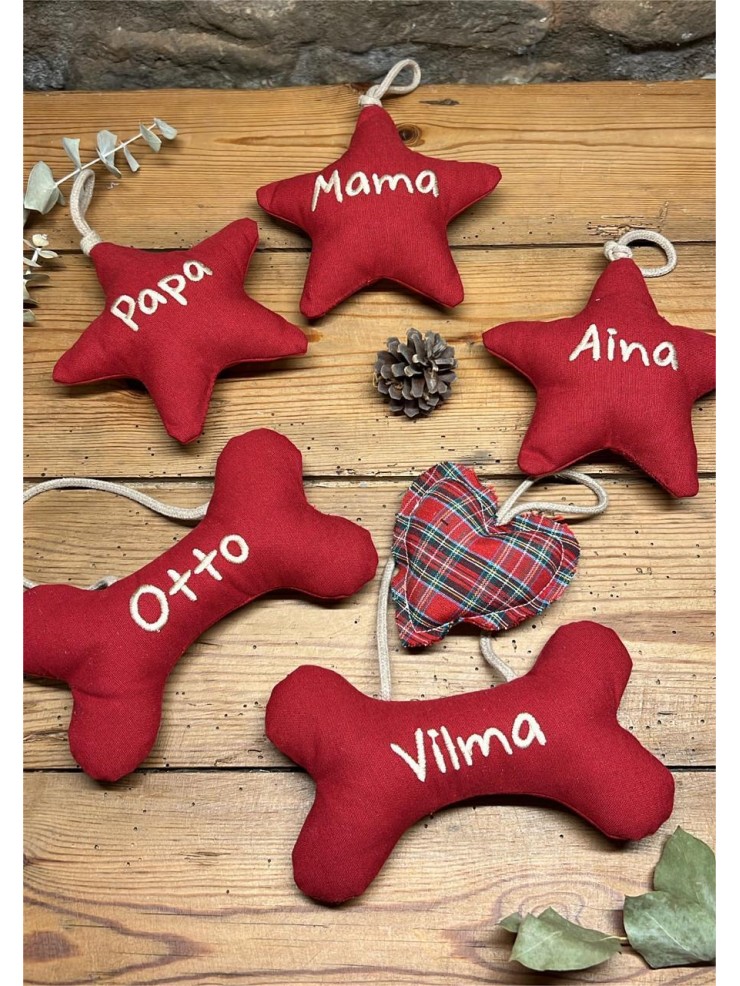 HUESO BORDADO NAVIDEÑO
